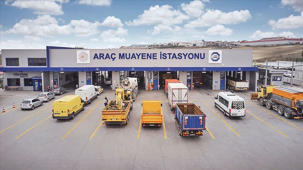 Araç muayenesinde adrese telsim ihale