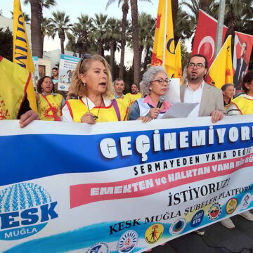 Bodrum’da “Geçinemiyoruz” eylemi