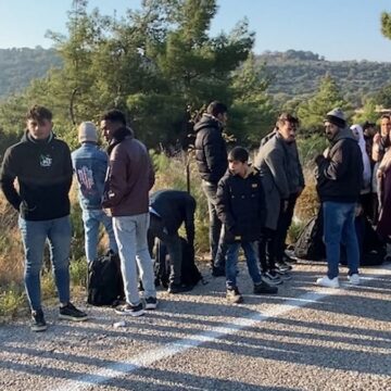 Çanakkale’de 27 kaçak göçmen yakalandı