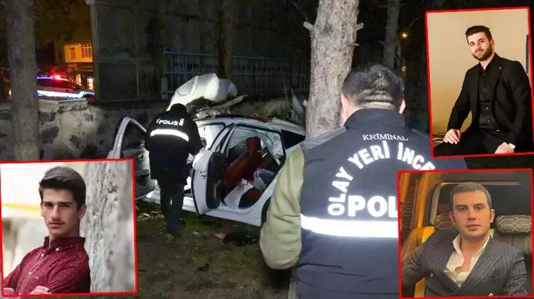 Erzurum'da aşırı hız feci kaza ile bitti: 3 kişi öldü