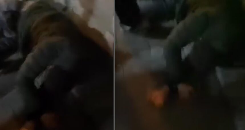 Eşine çiçek gönderdiğini öne sürdü, tekme tokat dövdü
