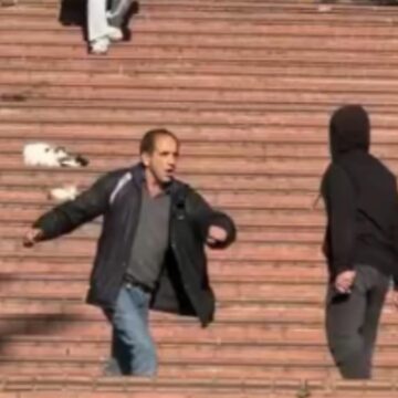 İstanbul’un göbeğinde bıçaklı düeollo