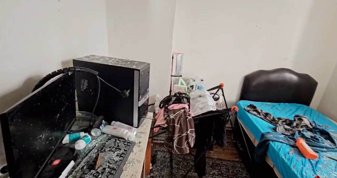 Korkunç patlama sonrası evler bu hale gelmiş