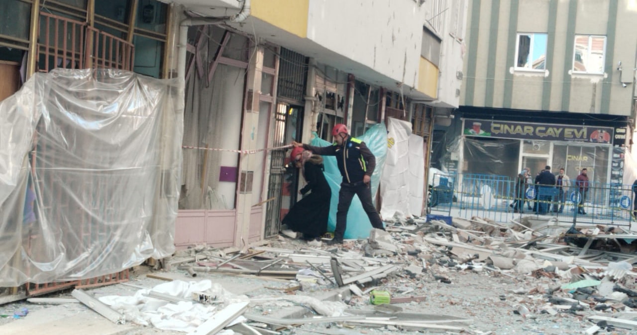 Korkunç patlama sonrası evler bu hale gelmiş