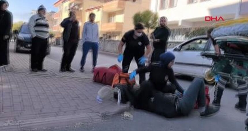 Otomobil ile motosiklet çarpıştı: 1 yaralı