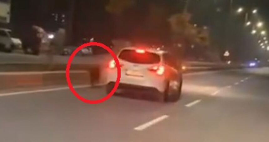 Otomobiline bağladığı köpeği koşturan sürücünün cezası belli oldu