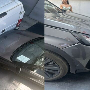 Otomobiline serviste araç çarptı, servisten gelen yanıt çıldırttı