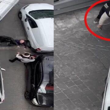 Tartıştığı sürücünün lastiklerini kesti