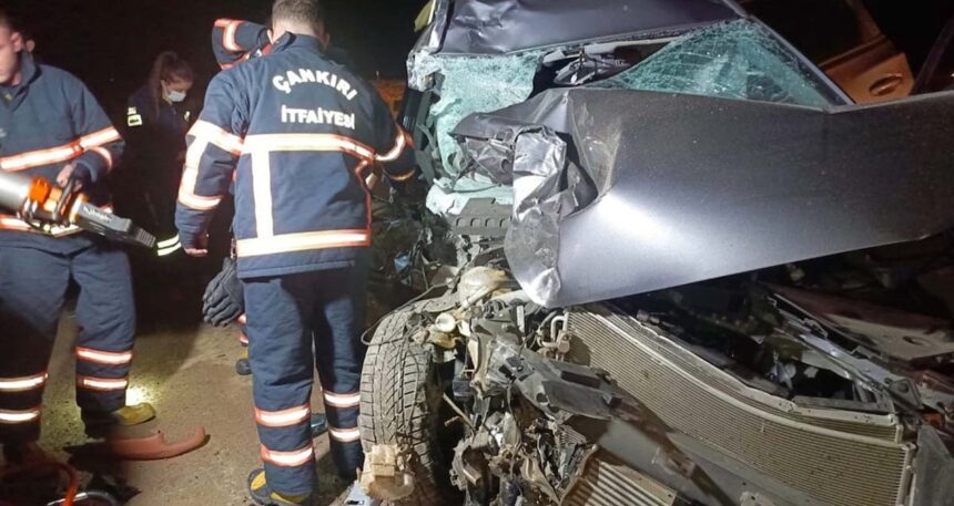 Çankırı’da korkunç kaza: Tankere çarptı! Ölü ve yaralılar var