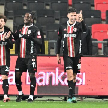 Gaziantep FK, evinde farka koştu