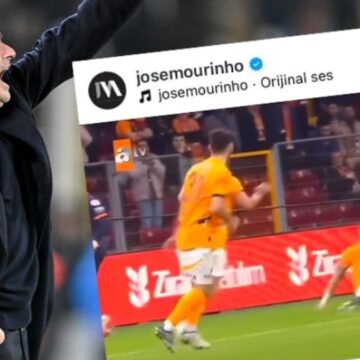 Mourinho Galatasaray maçını paylaştı: ‘Umarım iyisindir’