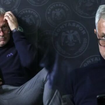 Oturuşu büyük tepki çekti: Mourinho hocam. Olmaz olmaz yani böyle olmaz.