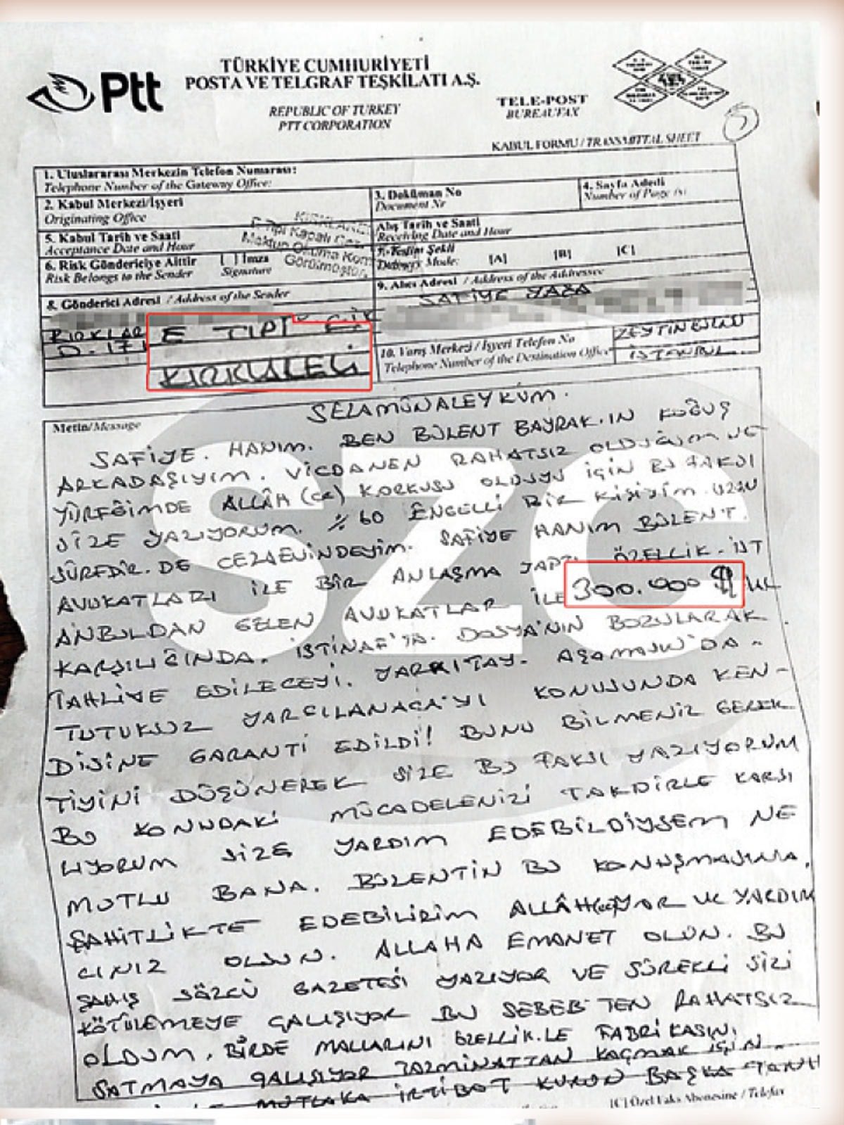 300 bin dolarlık tahliye rüşveti iddiası
