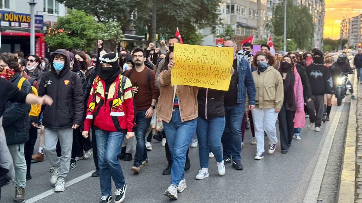 Bayramda da öğrencilerin eylemleri devam etti