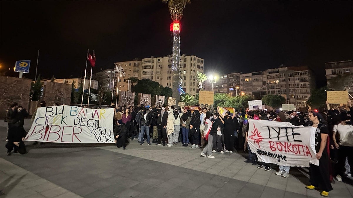Bayramda da öğrencilerin eylemleri devam etti
