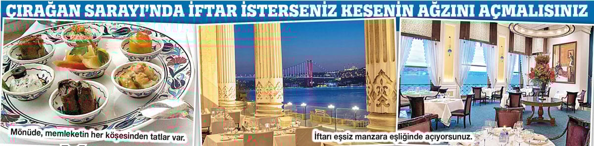 Boğaz manzarasında oruç açmak 6 bin lira