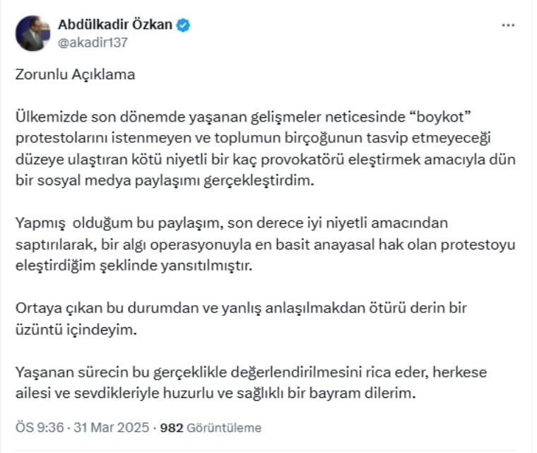 Boykot yapanlara 'Vatan Haini' demişti! DBL Entertainment'in sahibi Abdülkadir Özkan'dan açıklama geldi