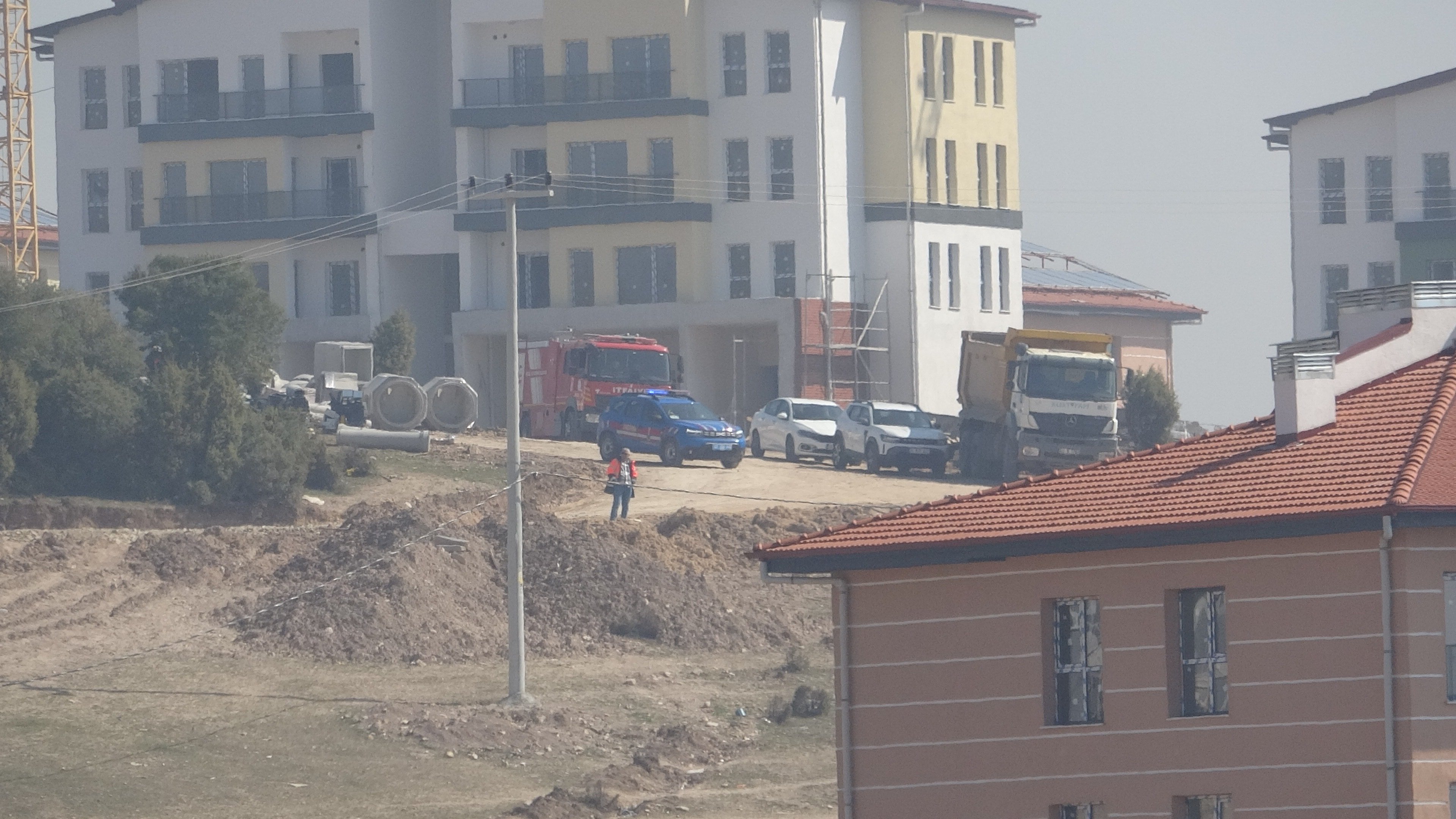 Kazı çalışması sırasında faciadan dönüldü