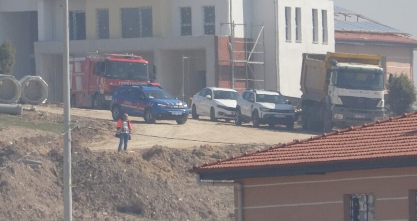 Kazı çalışması sırasında faciadan dönüldü