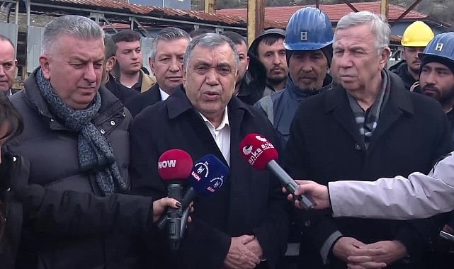 Mansur Yavaş'tan Çayırhan Maden İşçilerine destek