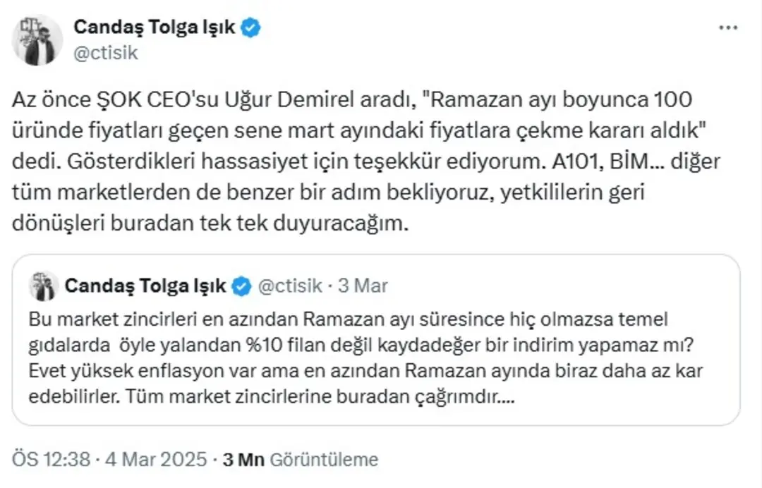 Ramazan indirimleri zincir marketleri birbirine düşürdü...