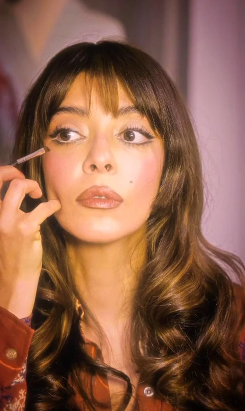Selin Şekerci de akıma uydu: İşte Turkish Delight (Türkan Şoray) makyajı