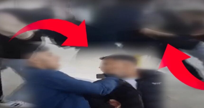 Sokak ortasında dövüp videoya çektiler
