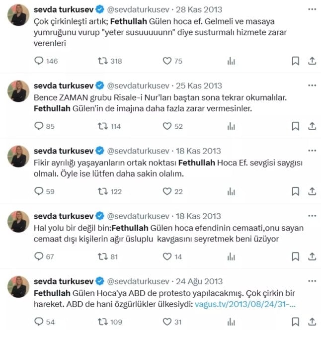 AKP'li Sevda Türküsev'in FETÖ sevdası ortaya çıktı