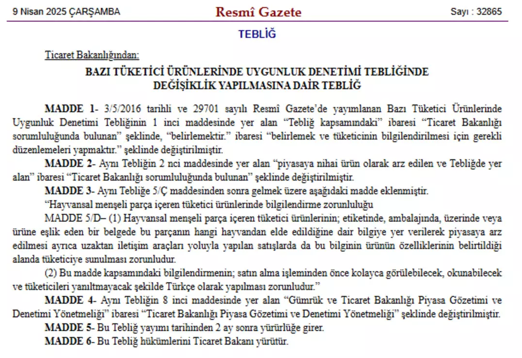 Alışverişte yeni dönem: Artık etiketlerde zorunlu oldu