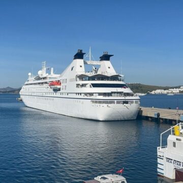 Bodrum’a “Star Legend” kruvaziyeriyle 266 yolcu geldi