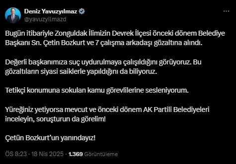 CHP'li eski Belediye başkanı gözaltına alındı