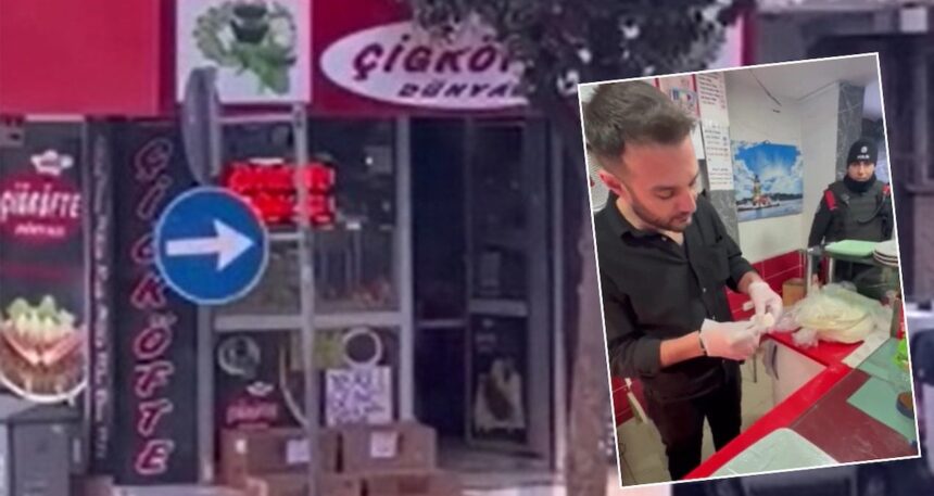 Çiğ köfteciye baskın! Şifre: ‘Papatya yaprağı var mı?’