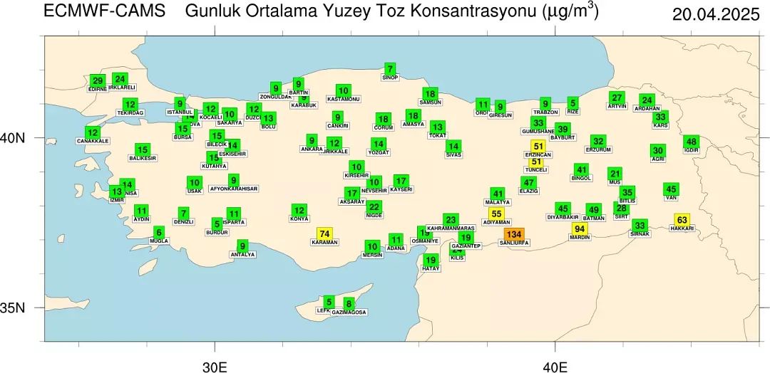 Çöl tozları Türkiye'de... Solunum ile ilgili hastalıkları bulunanlar için risk büyük
