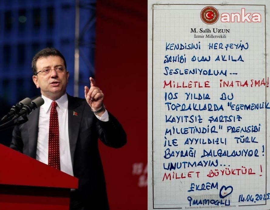 Ekrem İmamoğlu'ndan sert mesaj: 'Milletle inatlaşma'