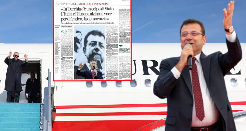 Erdoğan’ı İtalya’da bu manşet karşılayacak: ‘İmamoğlu, Erdoğan’ı hapisten de yener’