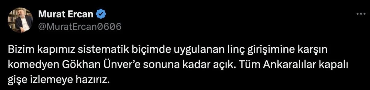 Etkinlikleri iptal edilmişti: Gökhan Ünver'e O belediye kapılarını açtı