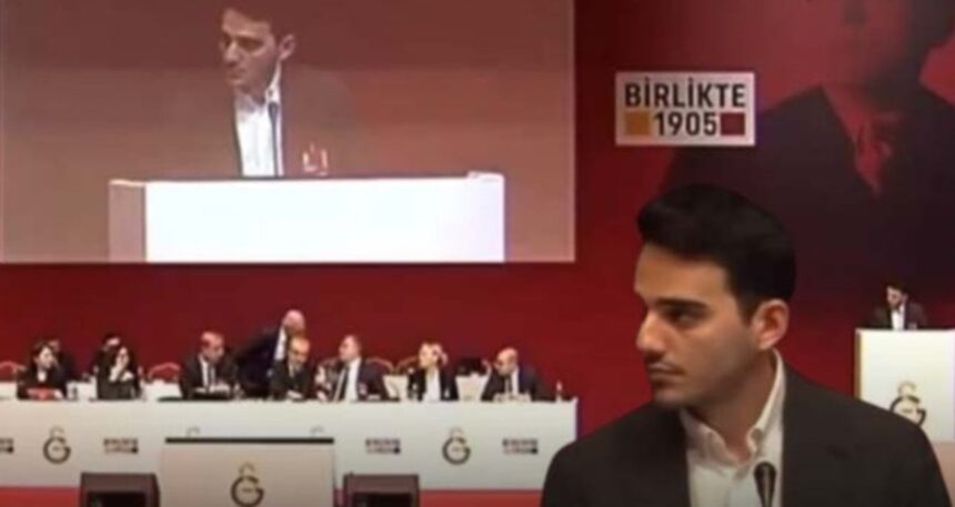Galatasaray toplantısına ‘İmamoğlu’ tepkisi damga vurdu! 3 kez konuşması kesildi