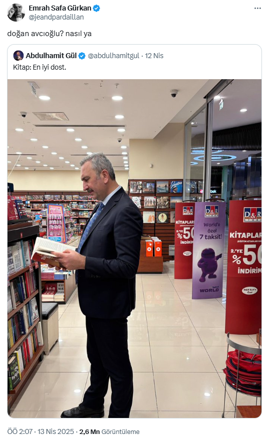 Her şey bir kitapla başladı... Emrah Safa Gürkan- Abdulhamit Gül tartışmasına AKP'li Varank da dahil oldu