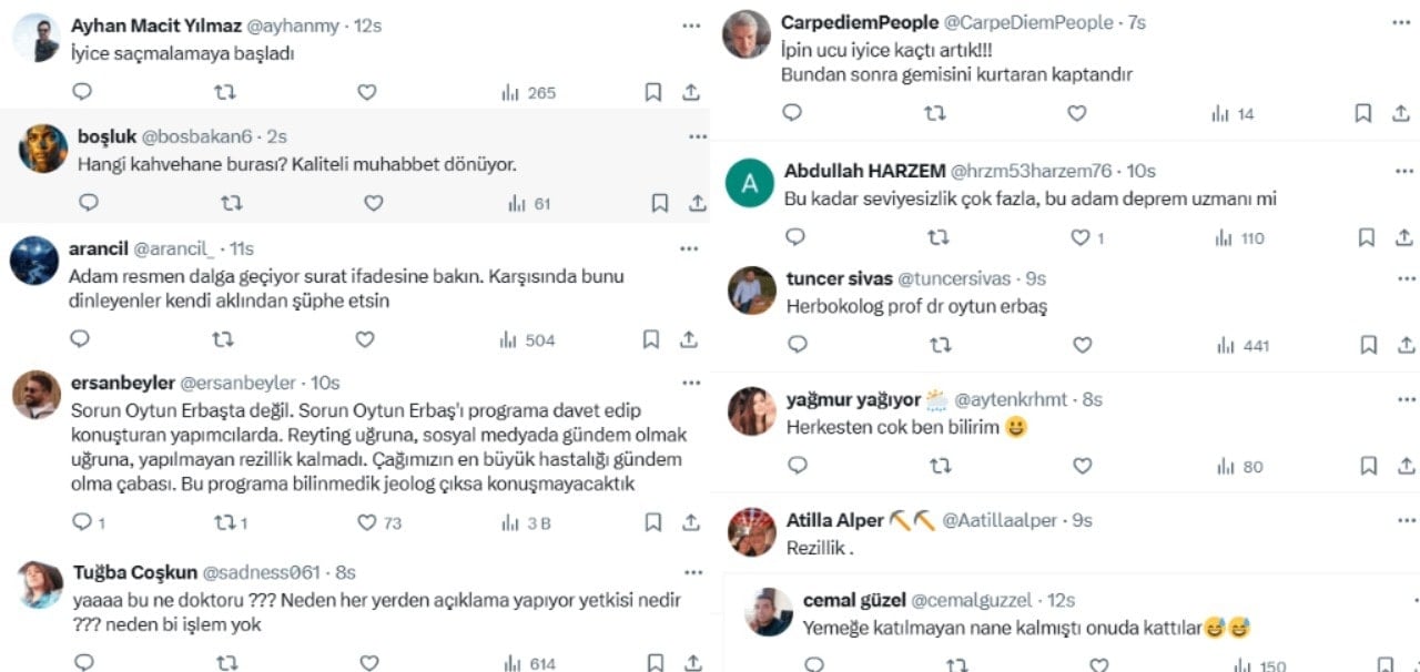 Her söylediğiyle tepki çeken isim bu sefer de deprem uzmanı kesildi