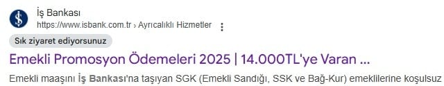 İş Bankası'ndan emekli promosyonlarına zam
