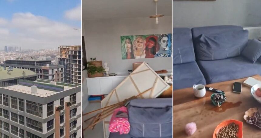 İstanbul’daki depreme 29. kattaki evinde yakalandı: ‘Kahve nasıl döküldü ya?’