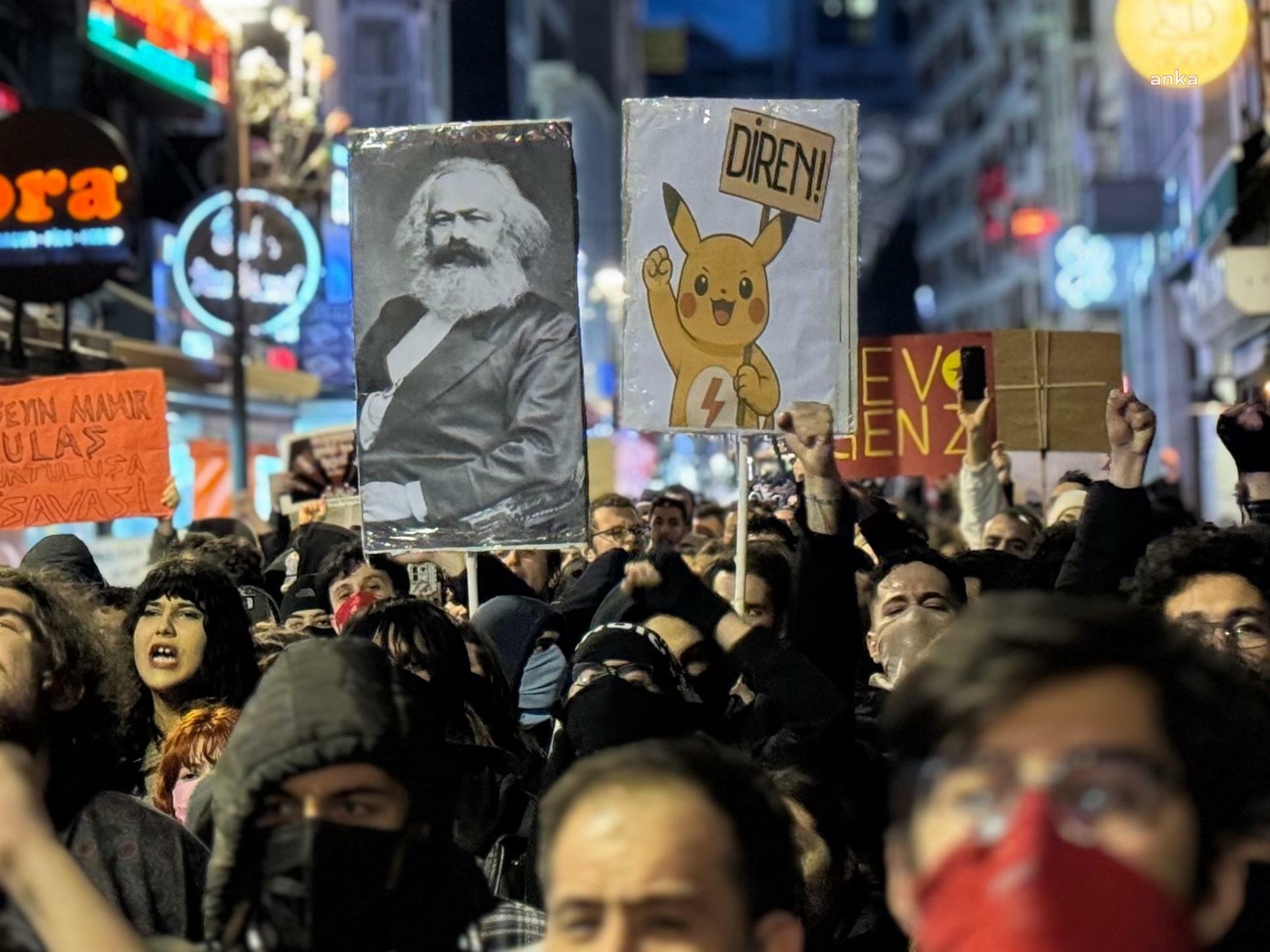 İzmir’de öğrencilerden protesto yürüyüşü: “Bu ülkenin gençliği, biat etmeyecek”