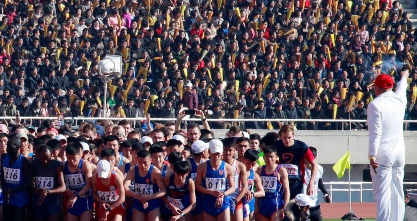 Kuzey Kore başkentini, yıllar sonra ilk kez dünya atletleri için açtı