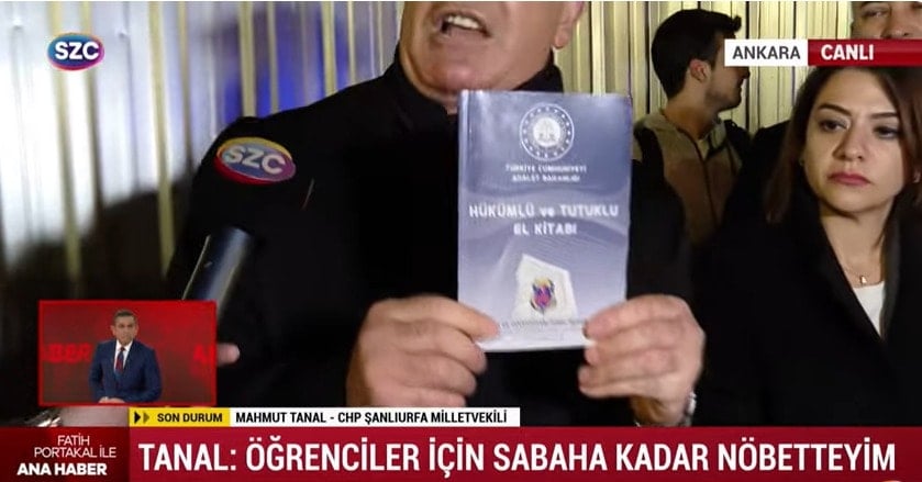 Mahmut Tanal'ın çadırına kamu düzeni engeli