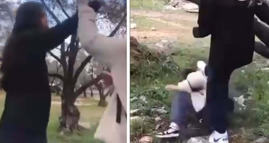 Muğla’da 13 yaşındaki kız skandal görüntüleri okulun arka bahçesinde çekti