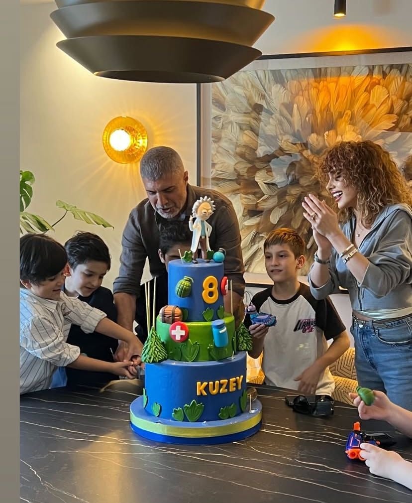 Özcan Deniz'in oğlu Kuzey 8 yaşına bastı
