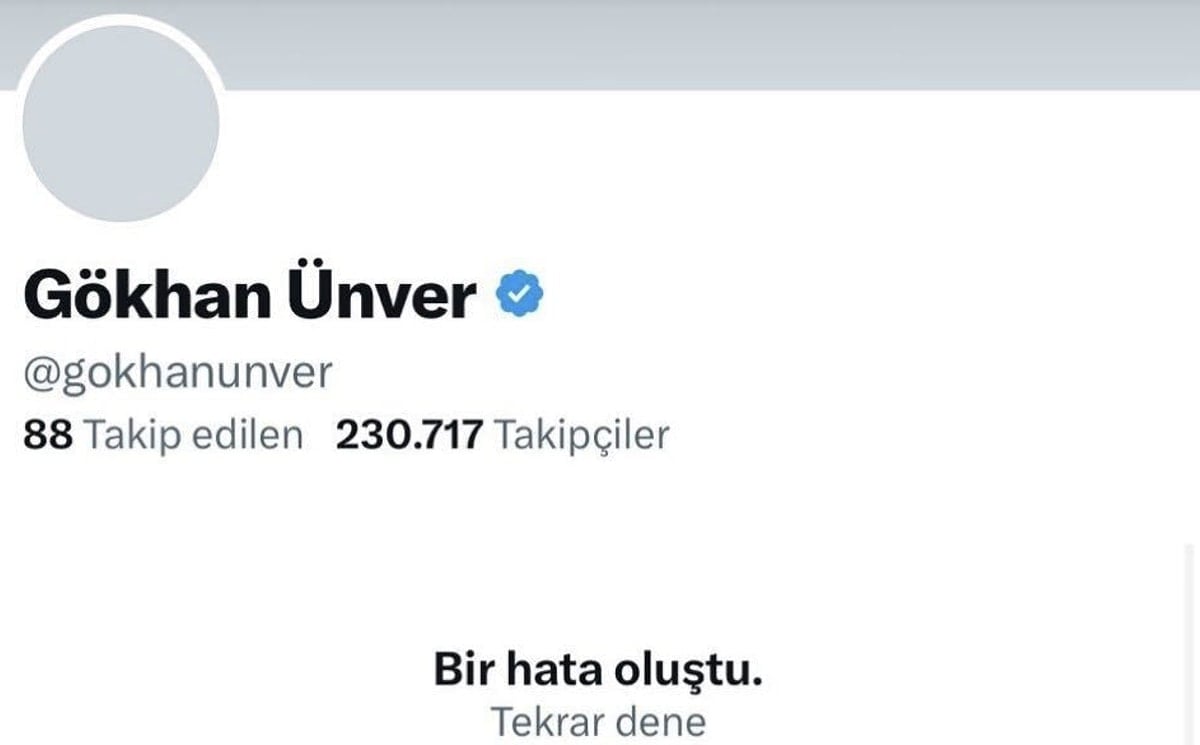 Son günlerin tepki çeken ismi Gökhan Ünver, X hesabını kapattı