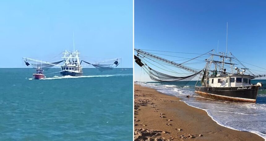 Tekne kıyıya vurdu: Denizdeki gizem ortaya çıktı