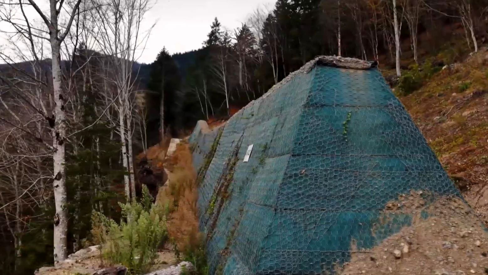 Trabzon'da 80 konutu gabion duvarı koruyacak