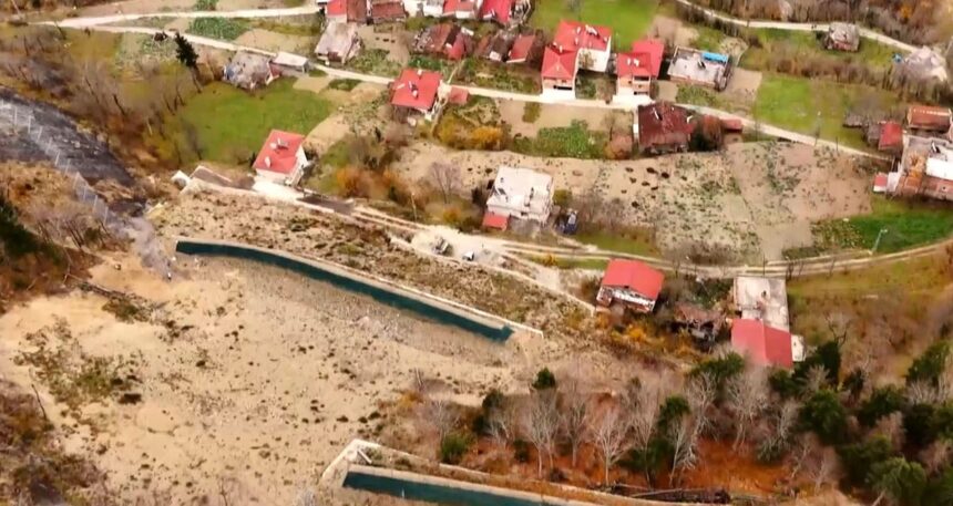 Trabzon’da 80 konutu gabion duvarı koruyacak